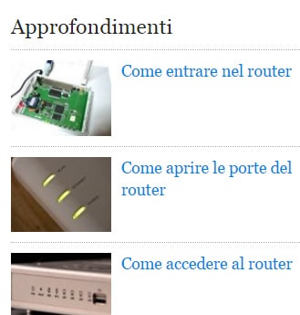 Approfondimenti correlati alla chiave della pagine