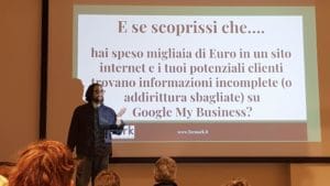 Massimo Vichi a un corso di formazione Formark